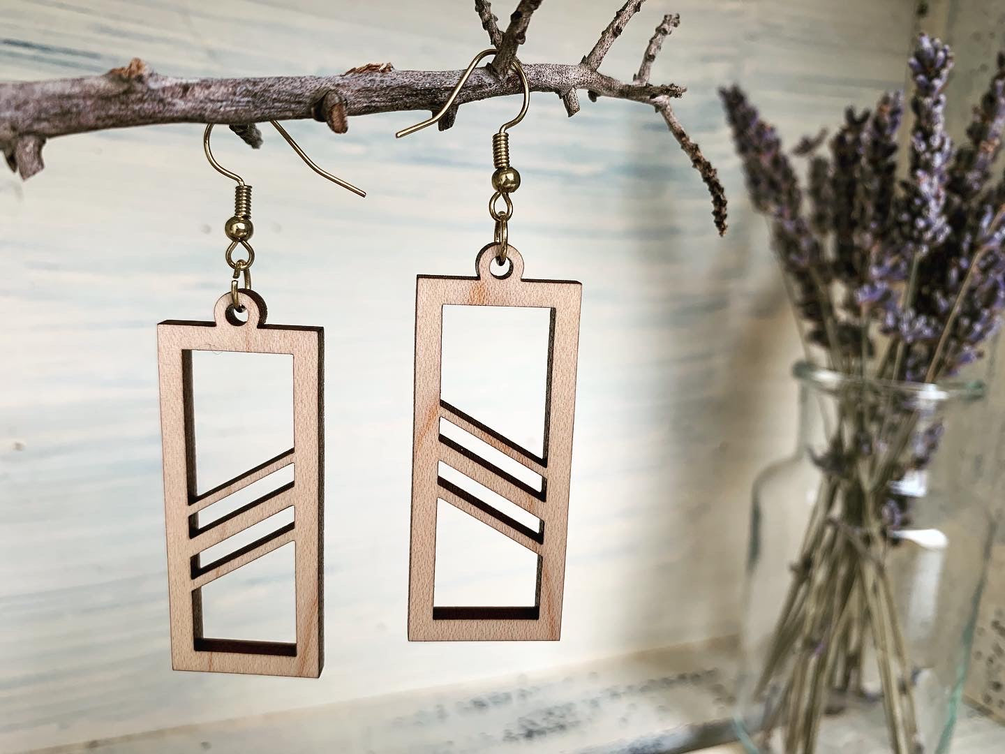 Rectangular Earrings