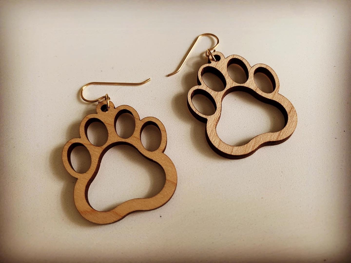 Dog Paw Earrings