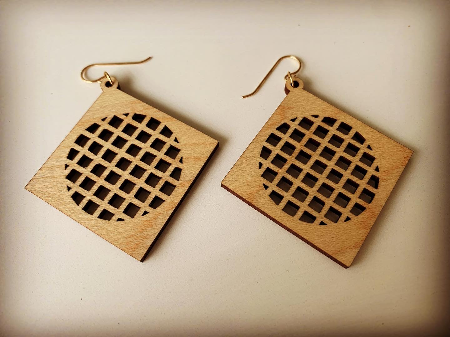 Square Lattice Earrings