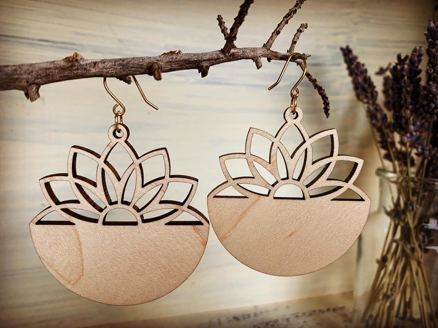Succulent Style Earrings