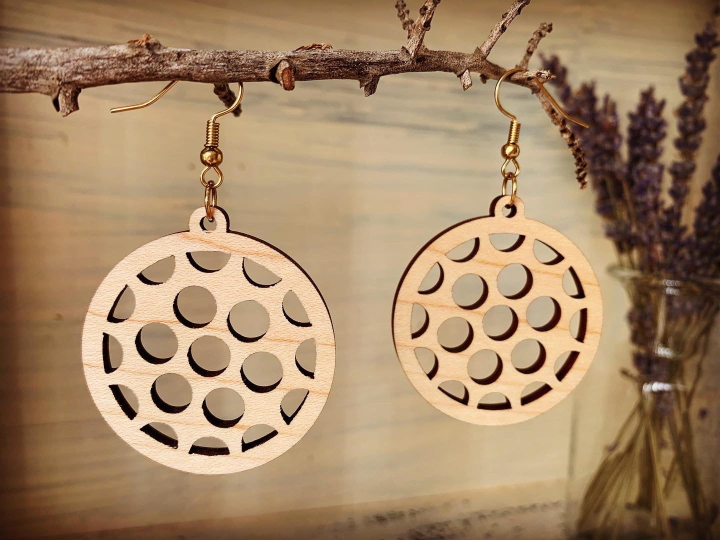 Circle Pattern Earrings