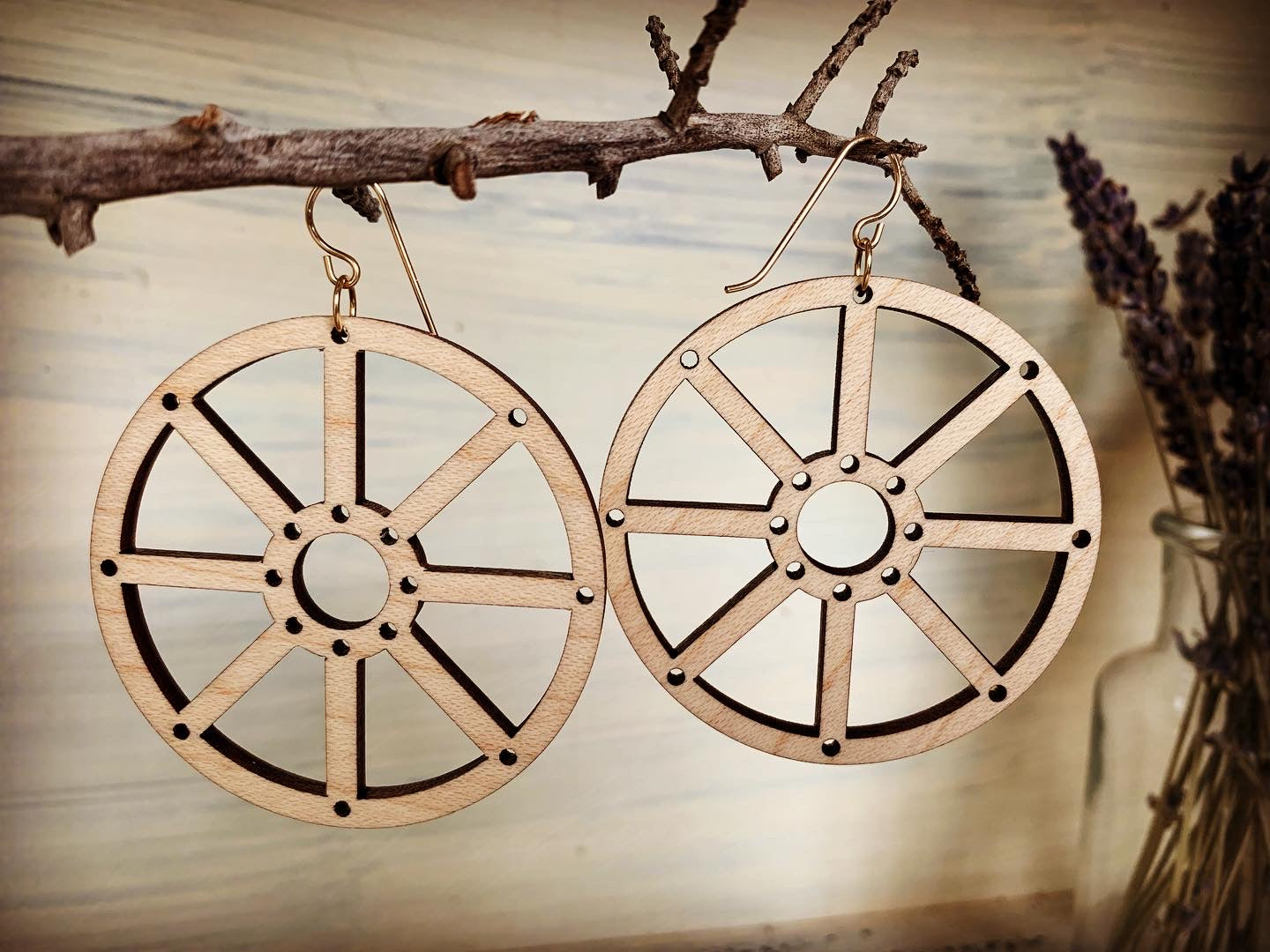 Wagon Wheel Earrings