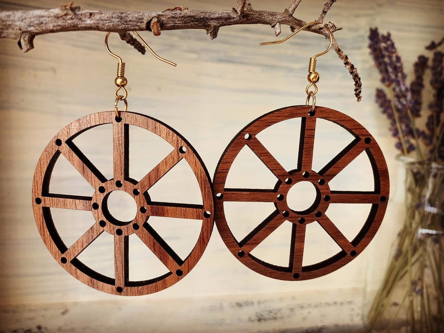 Wagon Wheel Earrings