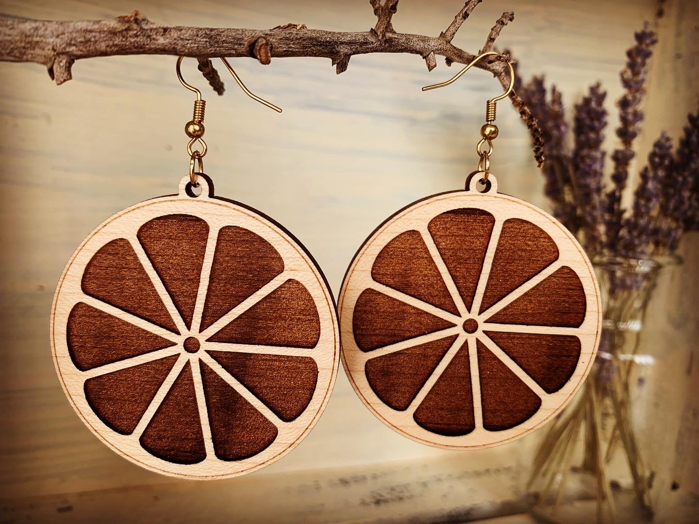 Lemon Slice Earrings